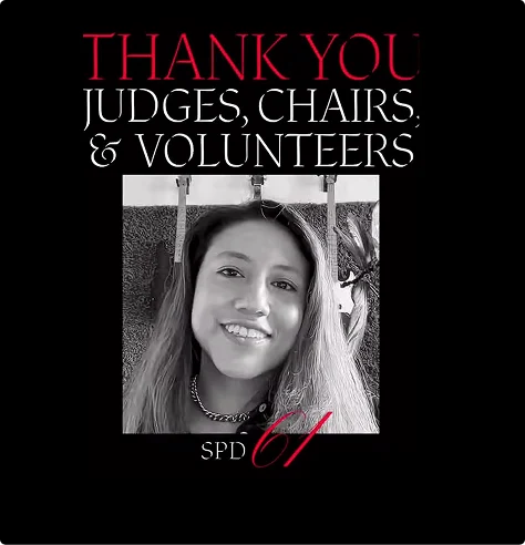 SPD — thank you judges, chairs and volunteers